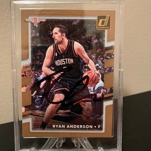 Ryan Anderson autographed Houston Rockets basketball card